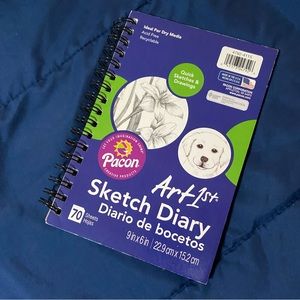 sketch drawing pad notebook for adults or kids school art classes EUC
